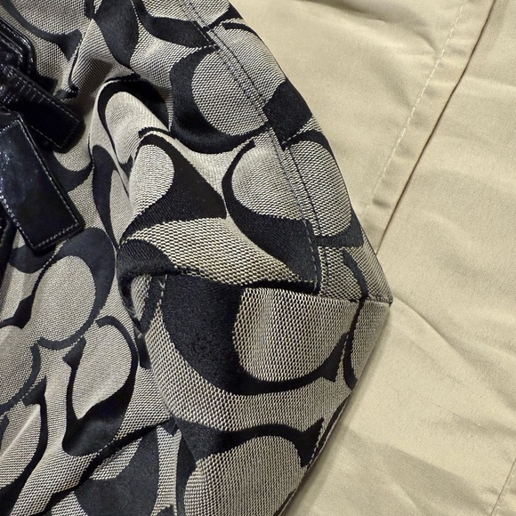 Coach Black and Gray Tote - Picture 8 of 10